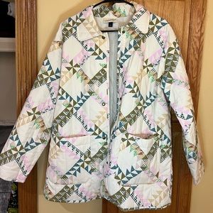 Spring Geometric Patterned Jacket